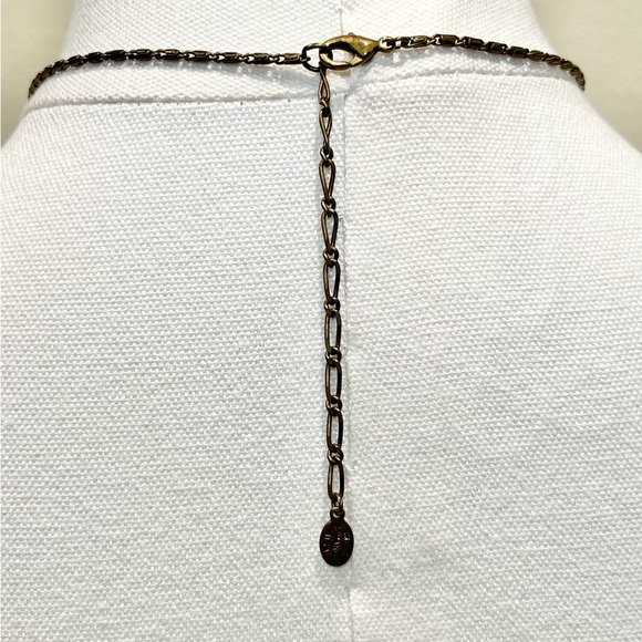 Sweet Romance Vintage Y2K Purple and Gold Necklace - Picture 4 of 8